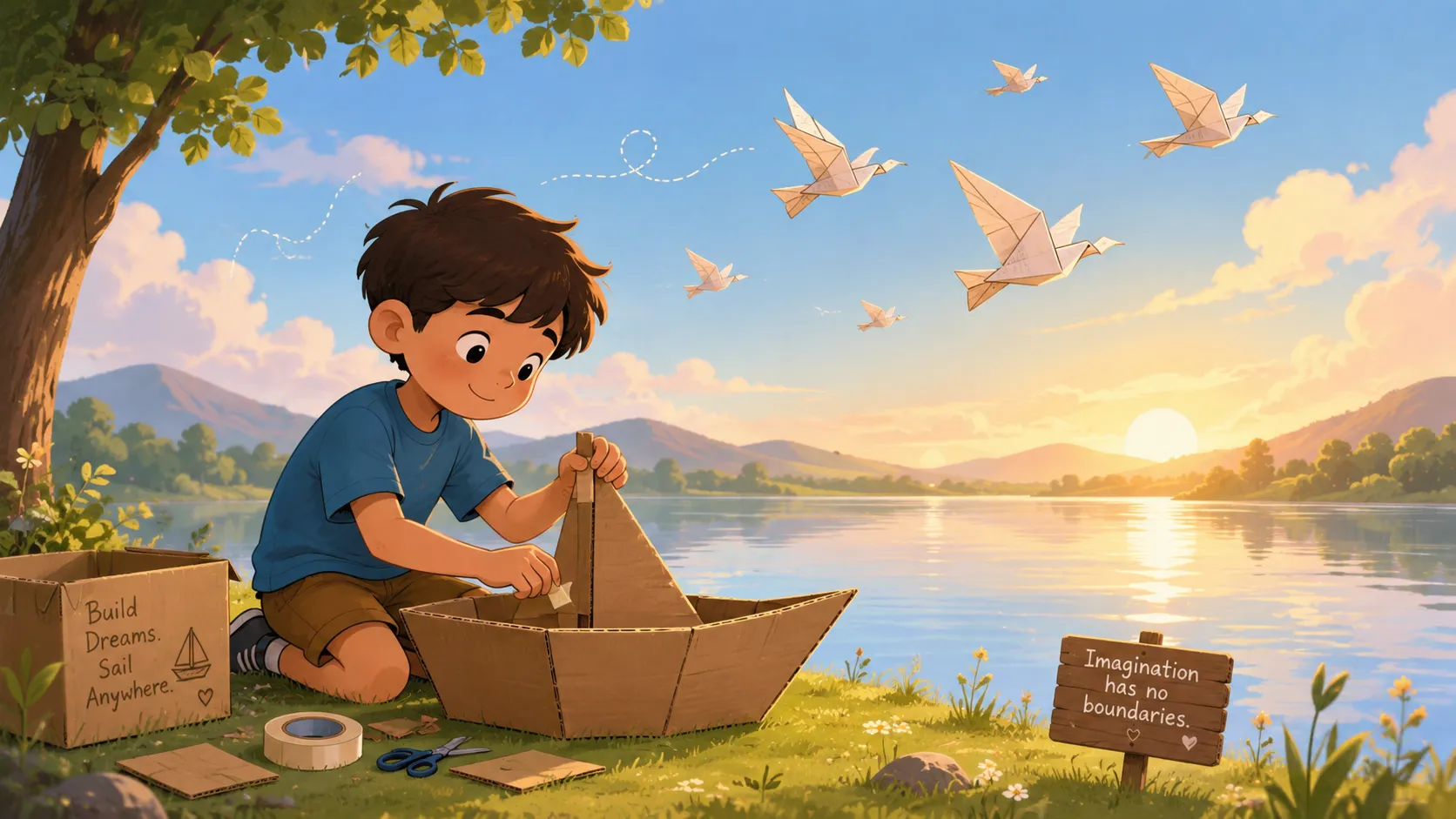 How to Make a Boat Out of Cardboard